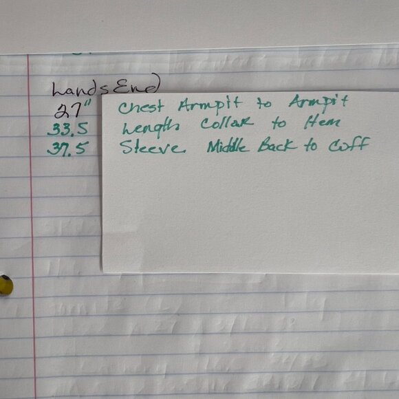 Lands' End Solid Navy Blue 100% Cotton Half-Zip Men's Pullover Sweater XXLT - Picture 6 of 6